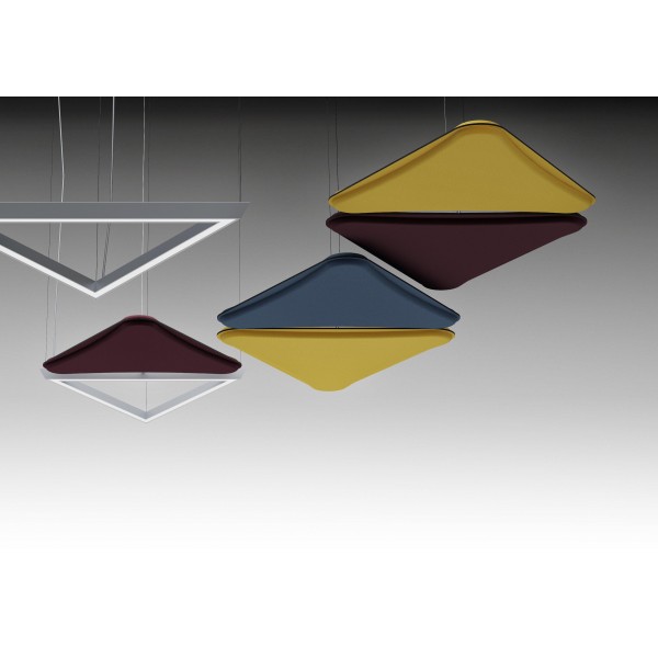 Akustický trojúhelníkový panel Lightsound